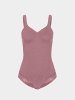 Erlich Textil  Magdalena Minimizer Body große Cups aus Bio-Baumwolle - verstellbare Träger in mauve