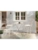 Beliani Runder Tisch TRIESTE in Beige - (W) 60 x (H) 90 x (L) 60 cm