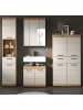 Inn.Furn Badmöbel-Set Sand Kashmir, Evoke Eiche 4-teilig, Badkombination 201 cm