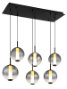 Globo lighting Hängeleuchte "LACY" in black