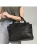 Florence Florence Handtasche Leder schwarz ca. 36cm