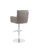 DUBI Möbel 2er-Set: Barhocker Leo in Taupe - (B)54 x (H)96 x  (T)57 cm