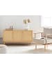 Beliani Sideboard NIVO in Braun - (W) 135 x (H) 70 x (L) 40 cm