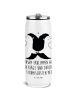 Mr. & Mrs. Panda Wasserflasche Igel händchenhaltend mit Spruch in Weiß