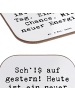 Mr. & Mrs. Panda gläseruntersetzer Spruch Selbstzweifel Neuanfan... in Weiß