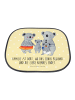 Mr. & Mrs. Panda Sonnenschutz Koala Familie mit Spruch in Gelb Pastell