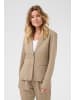 Cream Blazer CRAnett Regular fit in Fossil white pinstripe