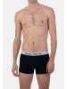 Bruno Banani Retro Short / Pant Flowing in Hellblau / Schwarz