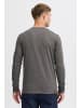 !SOLID Rundhalsshirt SDVolko 21102915ME Longsleeve mit Knopfleiste in Grau