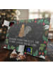 Mr. & Mrs. Panda Adventskalender Fledermaus Sitzen mit Spruch in Kreidetafel
