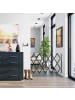 relaxdays Hundeabsperrgitter in Schwarz - (B)130 x (H)87,5 cm