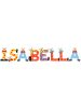 Playshoes Deko-Buchstaben "ISABELLA" in bunt