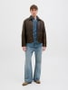 Jack & Jones Lederjacke in Chocolate Torte