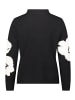Betty Barclay Feinstrickpullover mit Stehkragen in Patch Black/Cream