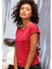LASCANA T-Shirt in rot, dunkelgrau