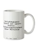 Mr. & Mrs. Panda Keramiktasse Spruch Heilpädagogin Geduld mit Sp... in Weiß