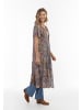 VIRITA Women Kimono in Marine Mehrfarbig