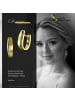 GoldDream Echtgold, 333er Gelbgold Damen Creolen Beauty Ohrring ca. 11mm ca. 14mm