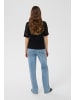 Cream Kurzarm-Bluse CRLirina Regular fit in Pitch Black