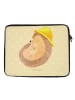 Mr. & Mrs. Panda Laptop Tasche Igel Beten ohne Spruch in Gelb Pastell