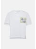 comma T-Shirt in 0100_weiß