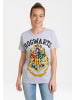Logoshirt T-Shirt Harry Potter - Hogwarts in grau-meliert