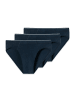 Schiesser Mini Slip / Unterhose 95/5 Cotton in Dunkelblau