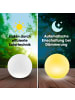 EASYmaxx Solar-Dekokugel Set 4-tlg. 3,2V weiß Farbwechsel mit Fernb. Weiß