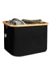 HENNEZ Aufbewahrungskorb Adrian 40l schwarz  Schwarz