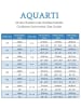 Aquarti Mädchen Badeanzug Chlorresistent Muscleback Wassersport in schwarz/grau