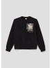 s.Oliver Sweatshirt langarm in Schwarz