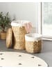 Beliani 2er-Set Wäschekorb DANANG in Naturfarben/Beige