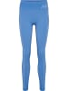 Hummel Leggings Hmlte Christel Seamless Mw Tights in RIVIERA/BLUE BELL MELANGE