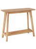 Beliani Konsolentisch TULARE in Braun - (W) 90 x (H) 75 x (L) 40 cm
