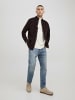 Jack & Jones Cord Flanell Hemd Shacket JJECLASSIC in Weinrot