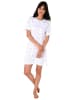 NORMANN Nachthemd kurzarm grafischen Designs - 47026 in weiss