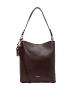 Hobo Bag Model Brinja medium in Black Cherry