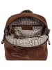 SPIKES & SPARROW Rucksack BACKPACK echt Leder in cognac