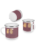 Mr. & Mrs. Panda Camping Emaille Tasse StandeMenschtliche Trauung V... in Kaffa Coffee