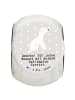 Mr. & Mrs. Panda Leckerli Glas Bedlington Terrier Moment mit Spruch in Grau Pastell