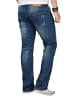 Alessandro Salvarini Jeans A. Salvarini Herren Jeans Blau Multi AS060-AS065 in Blau