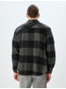 KOTON Shirt in Schwarz Karomuster