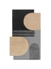 KADIMA DESIGN Wollteppich modern, abstrakt, rutschfest, Teppich 100% Wolle in Grau