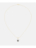 Diamant L'éternel Kette mit Anhänger, mit schwarzer Saphir, 375 Gelbgold