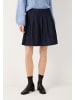 More & More kurzer, ausgestellter Jeans-Faltenrock in denim dark blue