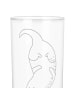 Mr. & Mrs. Panda Glas Otter Kopfüber mit Spruch in Transparent