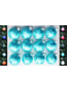 Thüringer Glasdesign 12x Thüringer Glas Eislack 6cm Christbaumkugeln in Türkis
