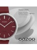 Oozoo Analog-Armbanduhr Oozoo Vintage Series rot groß (ca. 40mm)