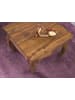 FineBuy Couchtisch in Braun / Sheesham / 60x60x40