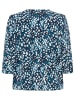 Olsen Langarmshirt Clara in marine mehrfarbig